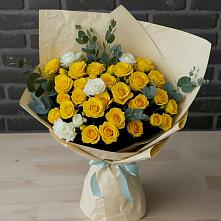 Букет цветов из:  Розы #REPLACE_PRED# Ленинкенте