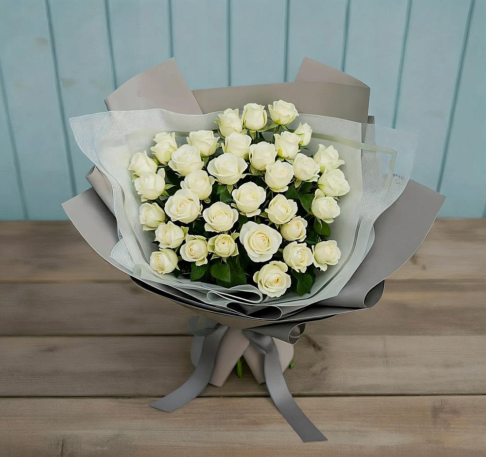 Букет Белоснежная нежность в Ленинкенте