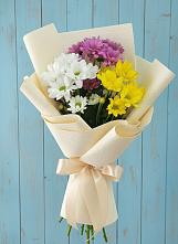 Букет цветов из:  Хризантемы в Ленинкенте