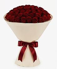 Букет 101 Бордовая роза Блэк Бакарра в Ленинкенте