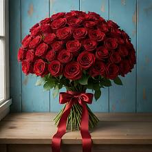 Букет Красные розы Блэк Меджик в Ленинкенте