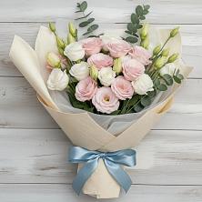 Букет цветов из:  Лизиантусы в Ленинкенте