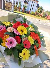 Букет цветов из:  Герберы #REPLACE_PRED# Ленинкенте