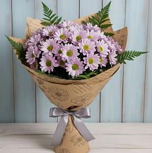 Букет цветов из:  Хризантемы в Ленинкенте