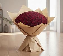 Букет 101 Красная роза в Ленинкенте