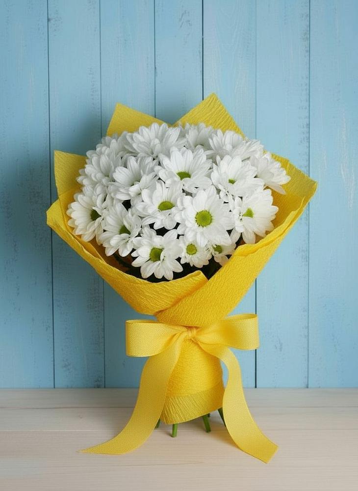 Букет цветов из: Хризантемы в Ленинкенте