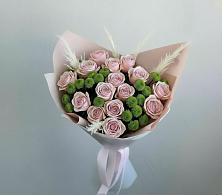 Букет цветов из:  Розы и Хризантемы в Ленинкенте