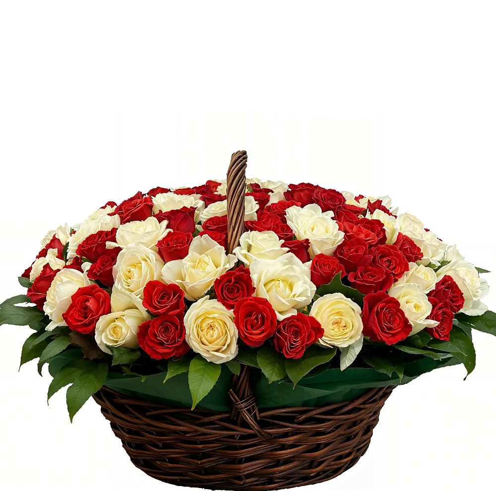 Премиум букет из: Розы в Ленинкенте