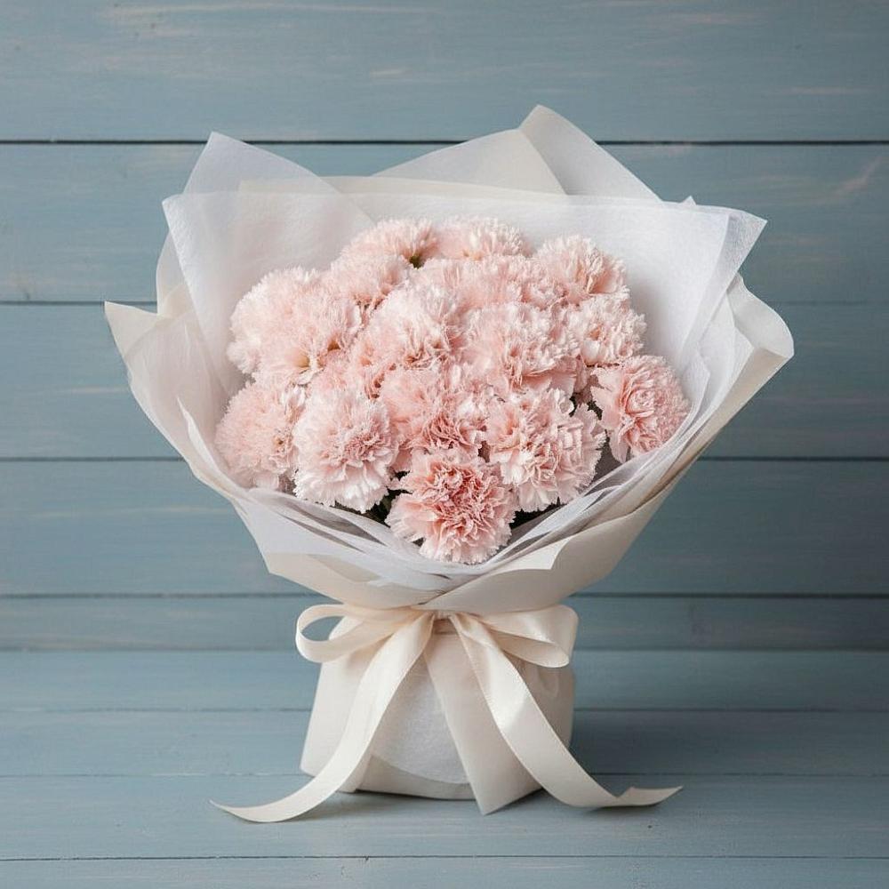 Букет цветов из: Гвоздики в Ленинкенте