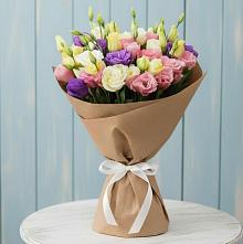 Букет цветов из:  Лизиантусы в Ленинкенте